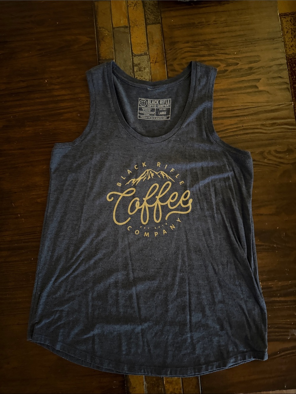 Black Rifle Coffee Company Women's Navy Graphic Tank